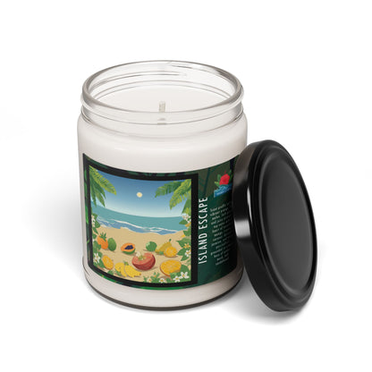 Soy Candle - Island Escape Scented 9oz