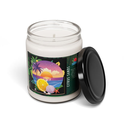 Soy Candle - Citrus Sands Scent, 9oz