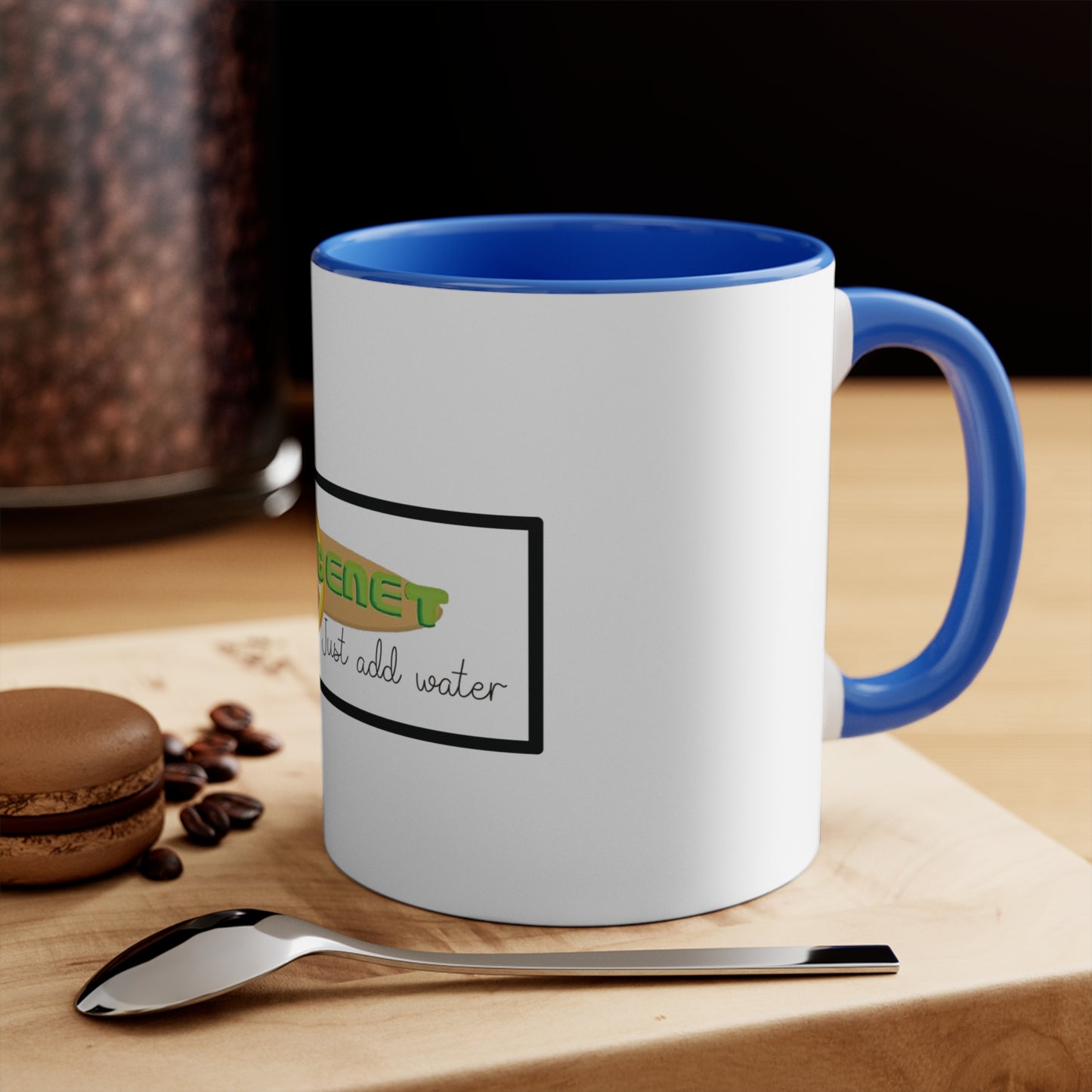 H2O Just Add Water Inspired Mug, The Juicenet Cafe Logo, Colorful Accent Coffee Cup, Nostalgic TV Show Fan Gift, 11oz Ceramic Tea Mug