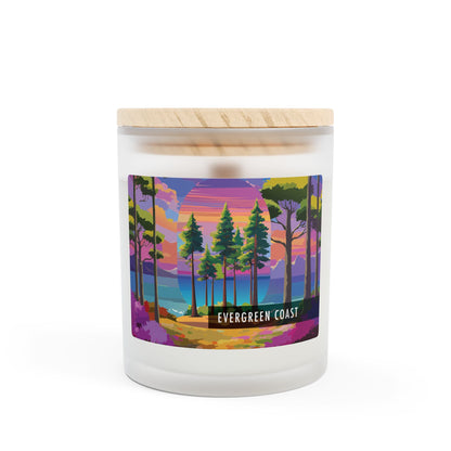 Evergreen Coast - Frosted Candle - 50 Hours